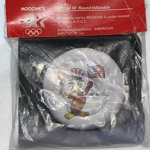 Lot Of 2 1984 OLYMPICS LOS ANGELES 14" INFLATABLE SEAT CUSHION NEW SEALED PKG - Picture 2 of 4
