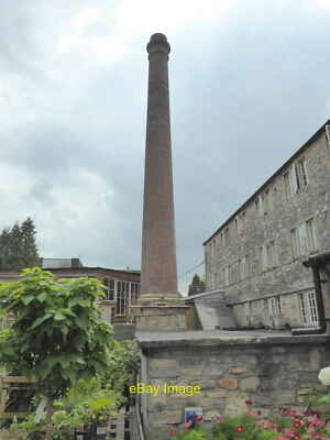 Photo 12x8 Chimney in garden at Kilver Court Designer Village Shepton Mall c2018