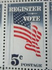 Register & Vote plate block 15  #1249 — photo 2