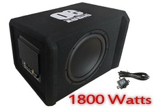 Big Power 1800W 12" Amplified Active Subwoofer Sub Amp bass box FreeDelivery!!!!