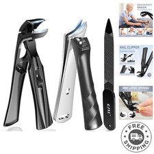 Toe Nail Clippers for Thick Nails for Seniors - Angled Head  Slanted Curved ...