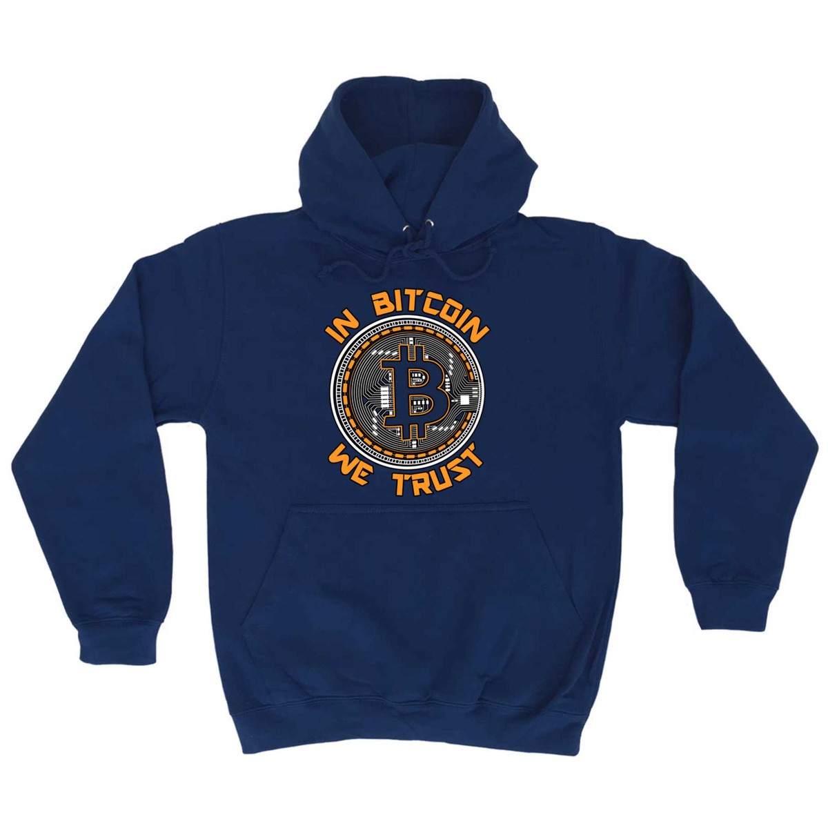 In Bitcoin We Trust Crypto Large Coin Design - Novelty Fashion Hoodies  Hoodie | eBay Australia