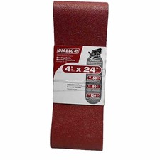 Diablo 24 in. L X 4 in. W Assorted Grit Zirconium Oxide Sanding Belt 3 pk 7