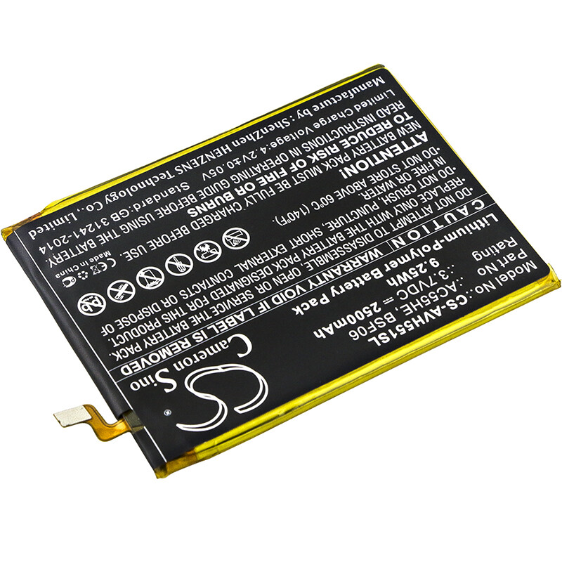Batterie pour Archos A55 Helium Ac55he, Bsf06 2500mAh Neuf