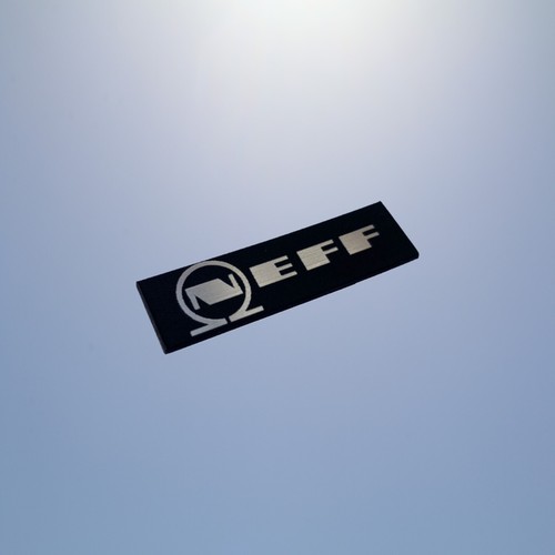 NEFF emblem brusched badge ASK logo decal sticker plate aufkleber owen fridge - Picture 4 of 4