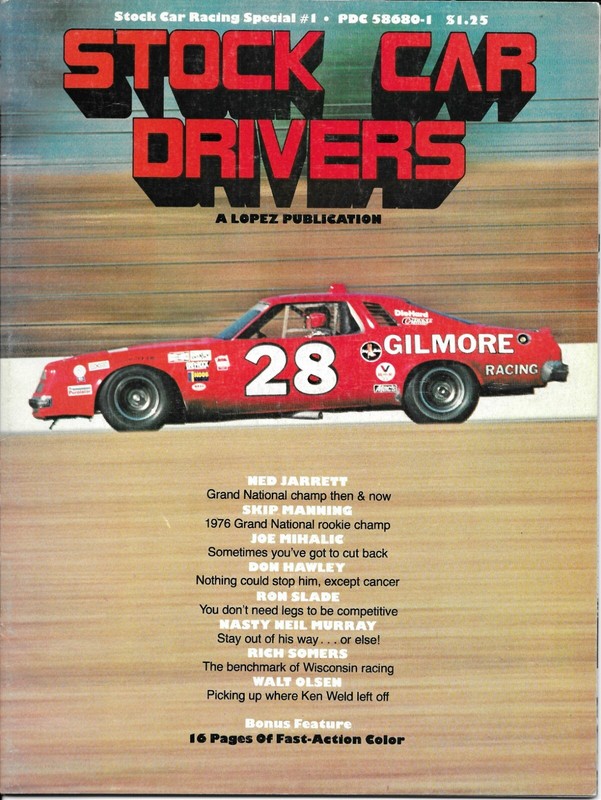 Stock Car Racing Magazine Stock Car Drivers Special #1 from 1977