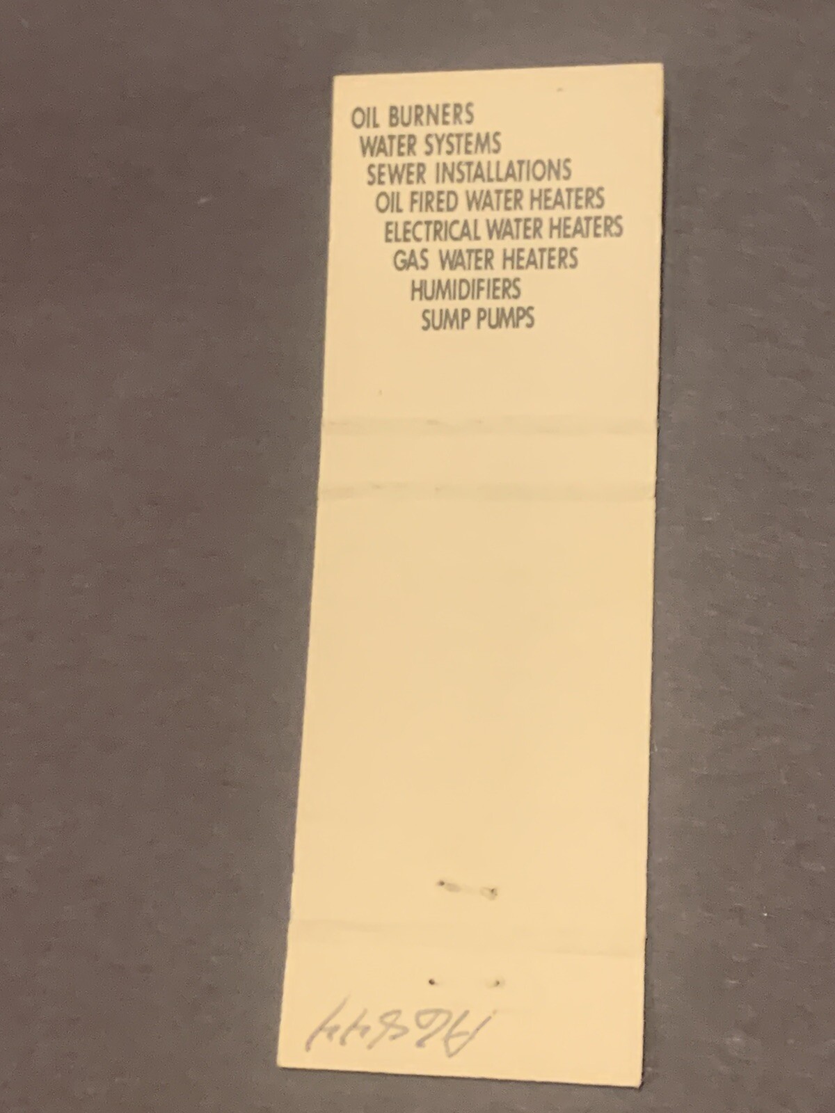 Vintage New Jersey Matchbook “Dover Oil” Dover, NJ eBay