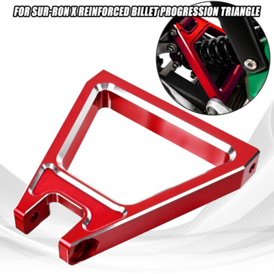 Triangolo Di Progressione Rinforzato In Alluminio Rosso Per Sur-Ron X E Segway