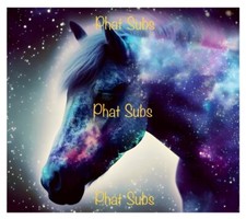 20oz Sublimation Tumbler Wrap Galaxy Horse Ready To Press Heat Transfer
