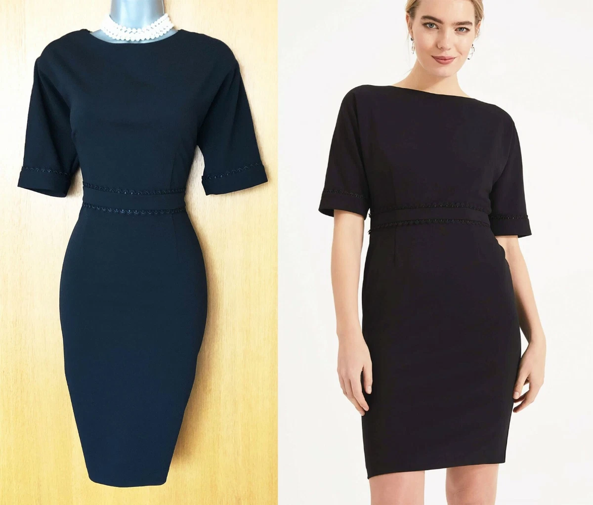 Robe De Soirée Femme Phase Eight - Taille 8 (UK) - Occasion Très Bon État - Multicolore