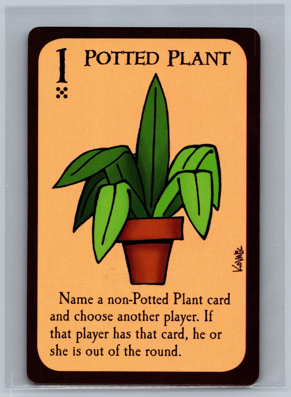 Munchkin Loot Letter Potted Plant Card USED Steve Jackson Games SJG
