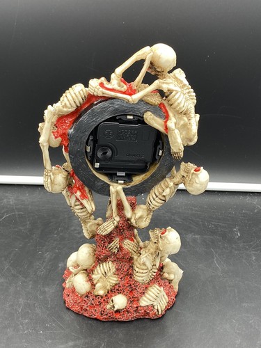 Skeleton Clock Art By Aaron Goodwin 1/1 Painting Size Is 11x7 - Picture 2 of 4