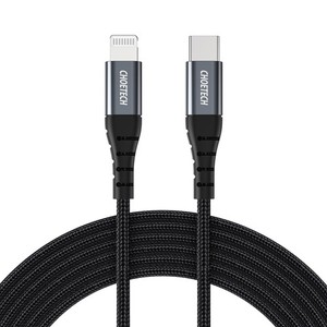 Choetech IP0042 MFI USB-C to Lightning Braided Cable 3M Black