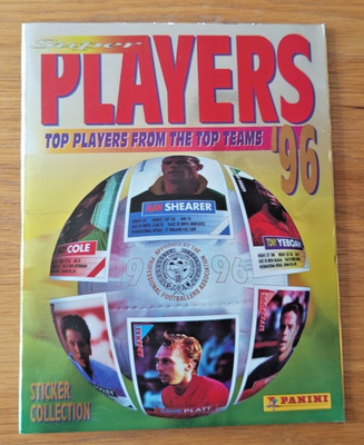 PANINI SUPER PLAYER TOP PLAYER FROM THE TOP TEAMS ALBUM,1996 KOMPLETT