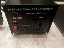 Simran AC-750 110V /220V Step Up and Down Voltage Converter Transformer, 750Watt