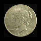 1935-S $1 Silver Peace Dollar - Free Shipping USA