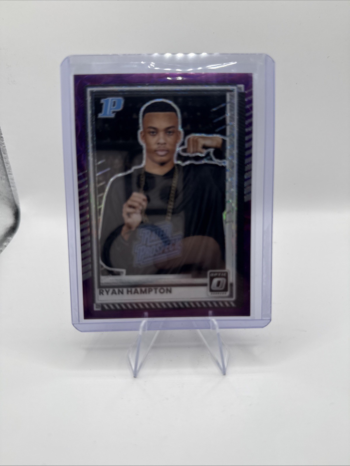 2025 26 Donruss Optic Ryan Hampton 1st Panini Purple Scope /75