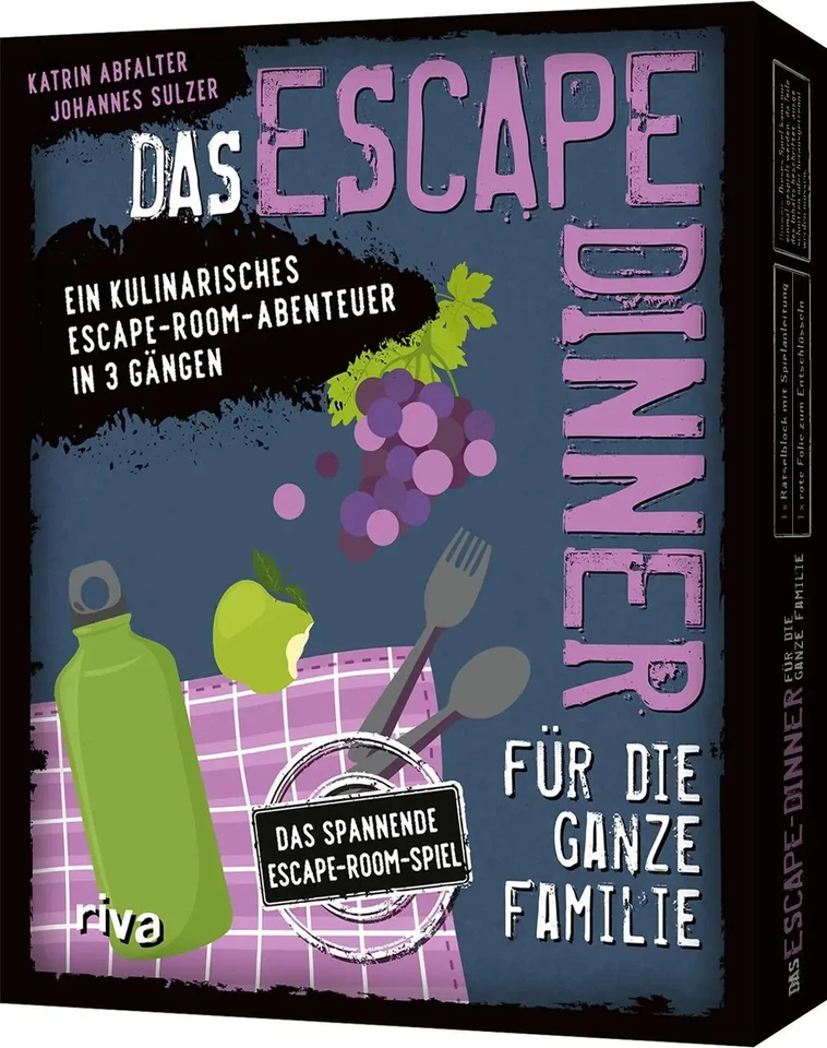 RIVA VERLAG Katrin Abfalter (u. a.) | Das Escape-Dinner für die ganze Familie | Box (2025)