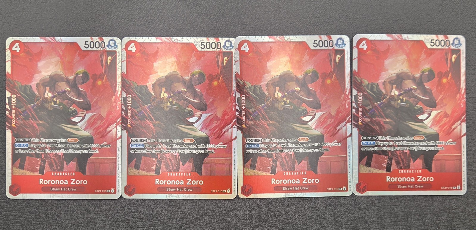 Roronoa Zoro ST21-015 Starter Deck EX: Gear 5 Foil ร4