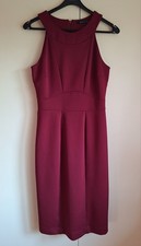 French Connection, Elegent, Bodycon, Burgundy Dress, Size 8