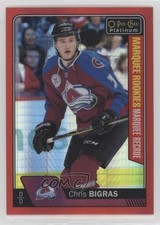 2016 O-Pee-Chee Platinum Marquee Rookies Red Prism 2/199 Chris Bigras #157 0e3
