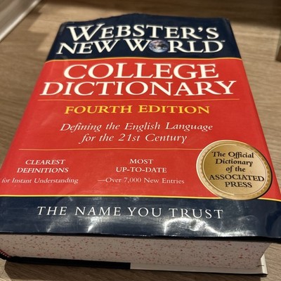 Websters New World College Dictionary - Hardcover - VERY GOOD
