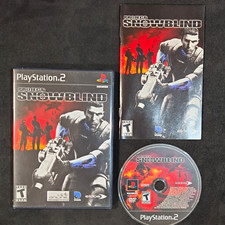 Project Snowblind PS2 Sony PlayStation 2 2005 CIB Black Label Manual Tested