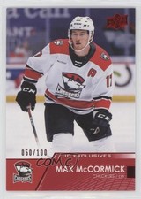 2021-22 Upper Deck AHL Exclusives 50/100 Max McCormick #72 0nr3