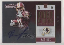 2015 Panini Contenders Rookie of the Year RPS Gold 14/25 Matt Jones Auto RC 1f1