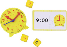   Brand Time Activity Set, Yellow, 1St Grade, Set of 28 Pieces