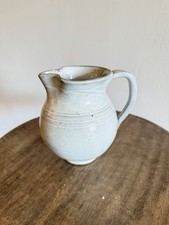 Jugtown White Pitcher 5" x 5" North Carolina Seagrove Pottery