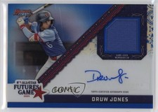 2024 Bowman's Best Blue Refractor 44/150 Druw Jones #FGRA-DJ Auto vs3