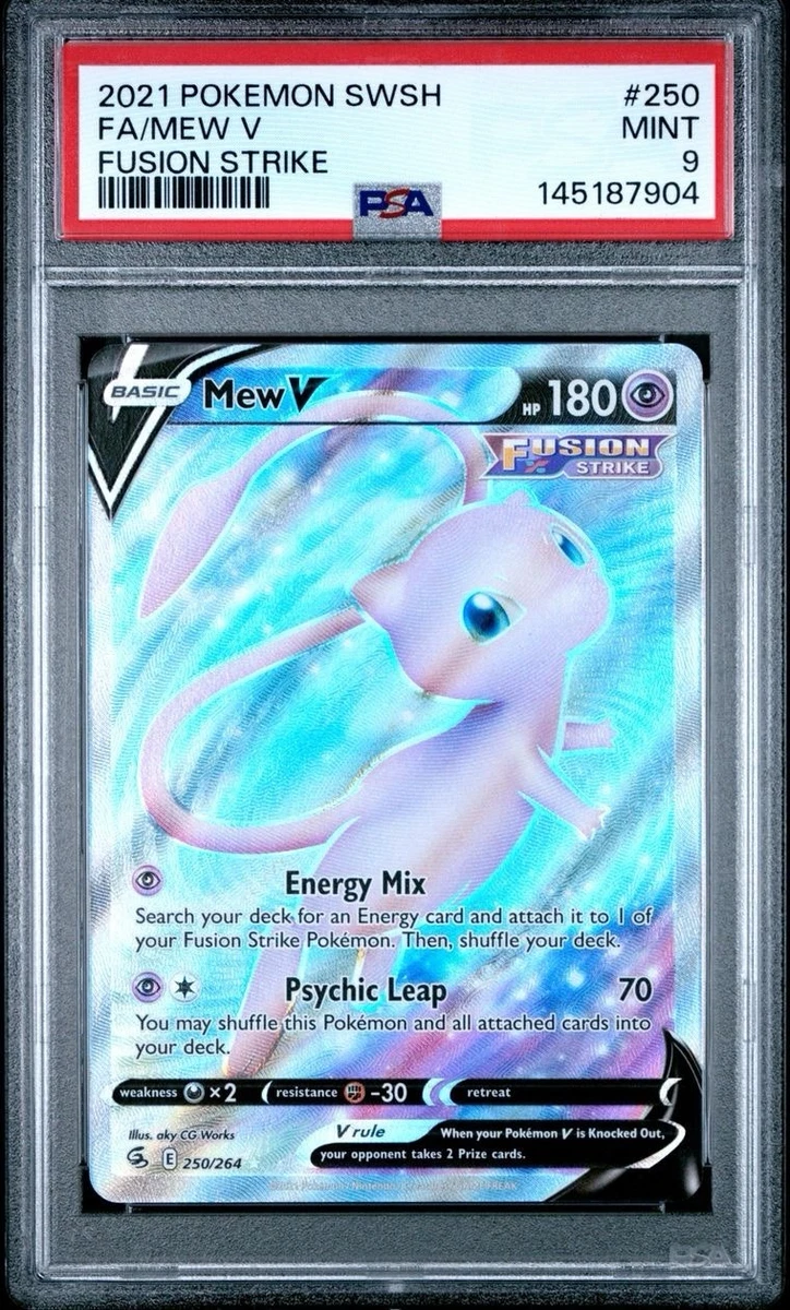 Mew Pokémon TCG Professional Sports Authenticator (PSA) Grade 9