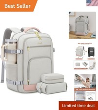Travel Backpack For Women, 40L Carry On Backpack Flight Approved, TSA Persona...