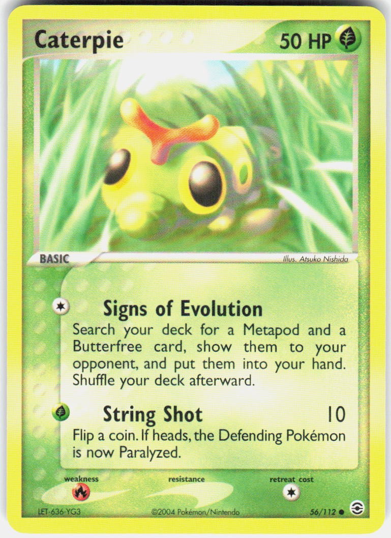Caterpie 56/112 FireRed & LeafGreen Pokemon