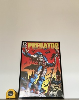 Vintage * PREDATOR #1 * Dark Horse Comics Cover Framed 16 X 24 Inches