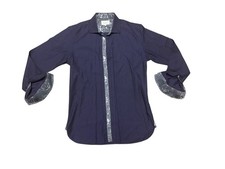 Ted Baker Endurance Men's Long Sleeve Button Down Shirt Size 15.5 34/35 Purple