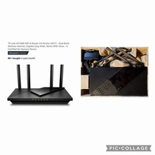 TP-Link AX1800 WiFi 6 Router V4 Archer AX21 - Dual Band Works With Alexa