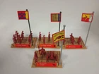 Lot Of Vintage Battle Masters Board Game Milton Bradley Parts Figs Crossbows