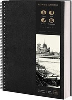 Skizzenbuch A3 200 G/M² 40 Blatt 80 Seiten Spiralbindung Hardcover