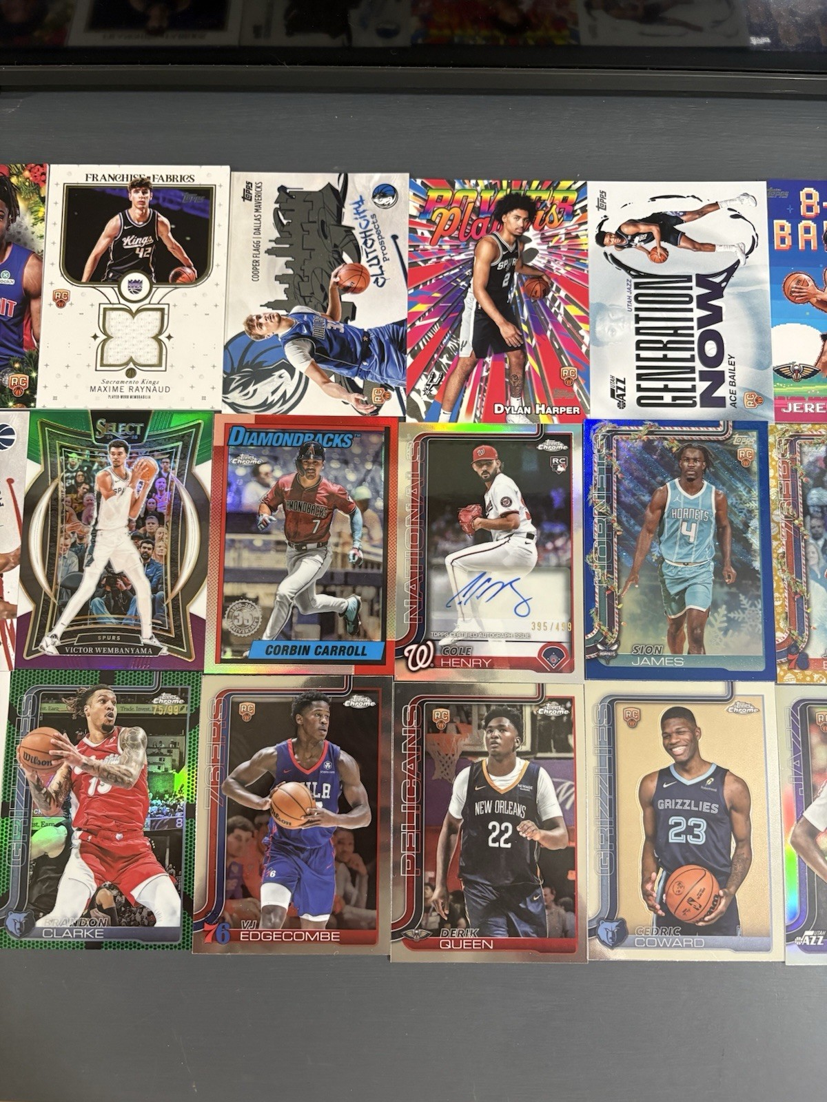 NBA/MLB 29 sport card lot with Luka Doncic 1 of 1 plus some auto’s view 3