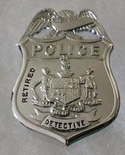 4th Generation Retired Detective Baltimore City Police Badge NOT A coin