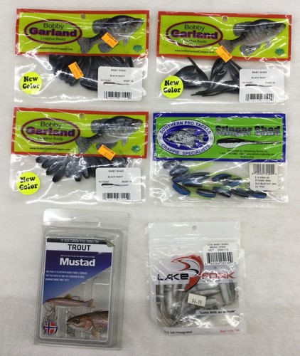 Bobby Garland Fishing Bait (Lot Of 6 Packs), Soft Baits & Hooks #4