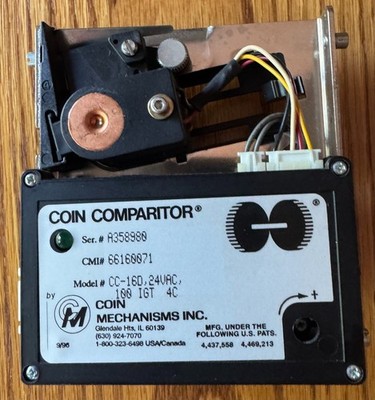IGT S, S+, PE, PE+ Slot Machine Coin Acceptor Comparitor CC16 24 V -Tested