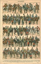 Antique Double Sided Cavalry Document from the 1922 Book