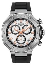 Tissot T-Race Chronograph White Dial Quartz Men's Watch T141.417.17.011.00