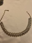 *RARE* VINTAGE ESTATE SIGNED CORO SILVER AND RHINESTONE 17 1/2” NECKLACE! — photo 1