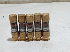 LOT OF 5 FRN-R 6 1/4 Fusetron Dual-Element Time-Delay Fuse 6-1/4A L1C 