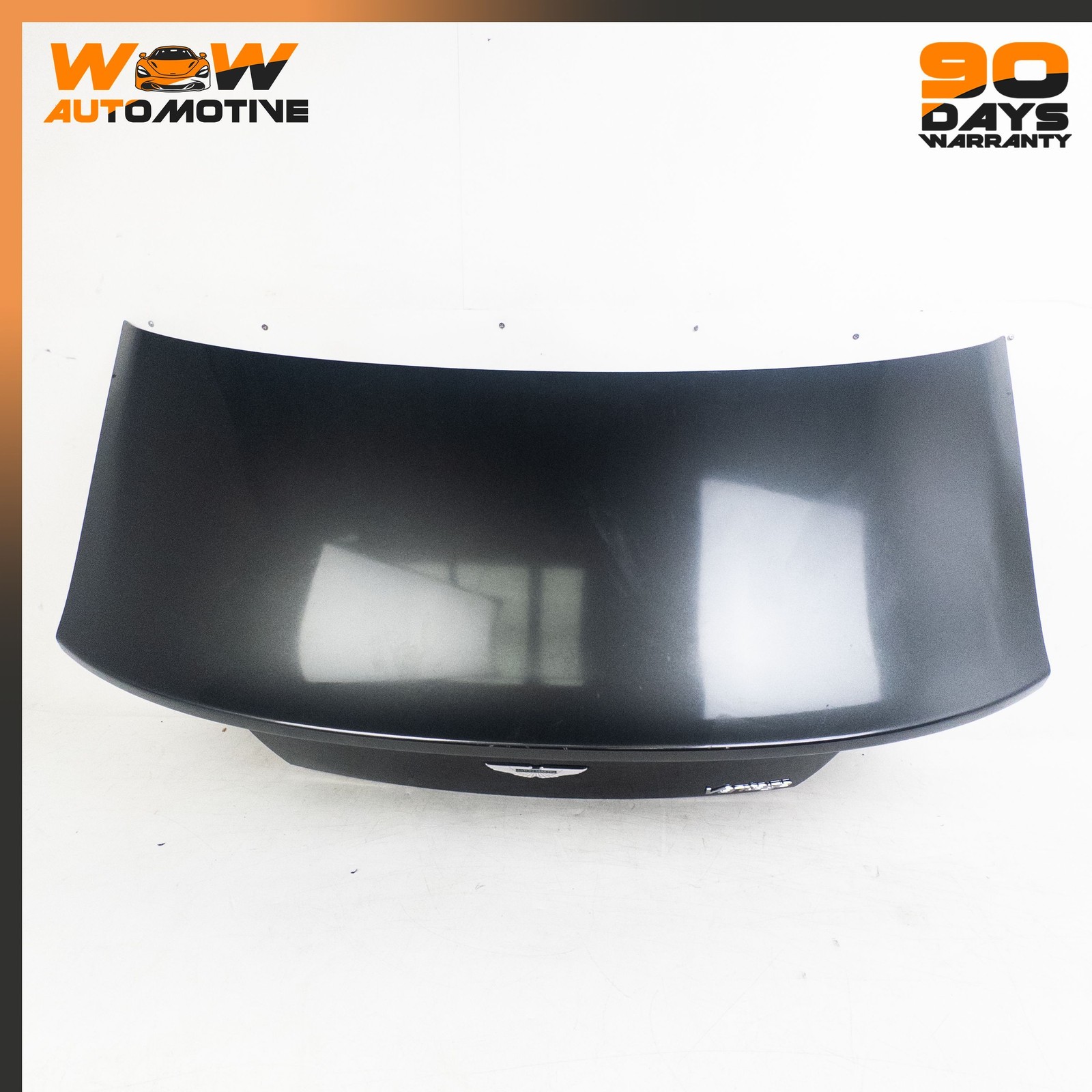 06-16 ASTON MARTIN V8 VANTAGE REAR TRUNK DECK LID SHELL COVER PANEL BLACK OEM