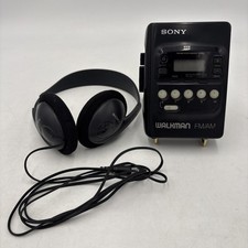 Sony Walkman WM-FX20 AM/FM Cassette Player - New Belt  Sony Headphones